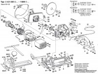 Bosch 0 601 559 003  Circular Hand Saw 220 V / Eu Spare Parts